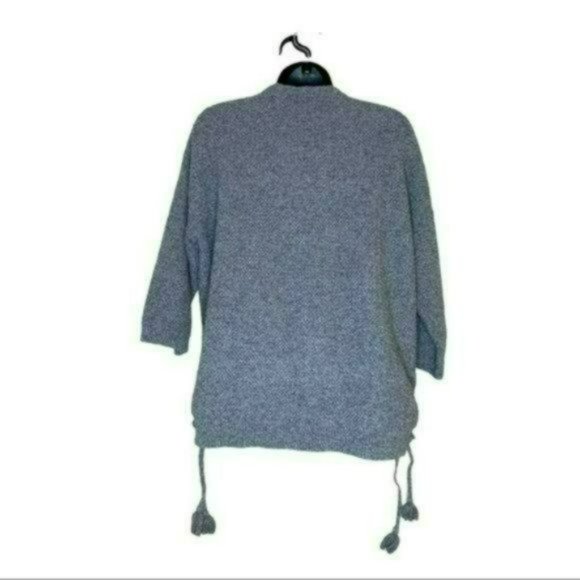 Madewell Women's Gray Open Knit Loose Side Tassels Cardigan Sweater Size XS - Picture 5 of 10